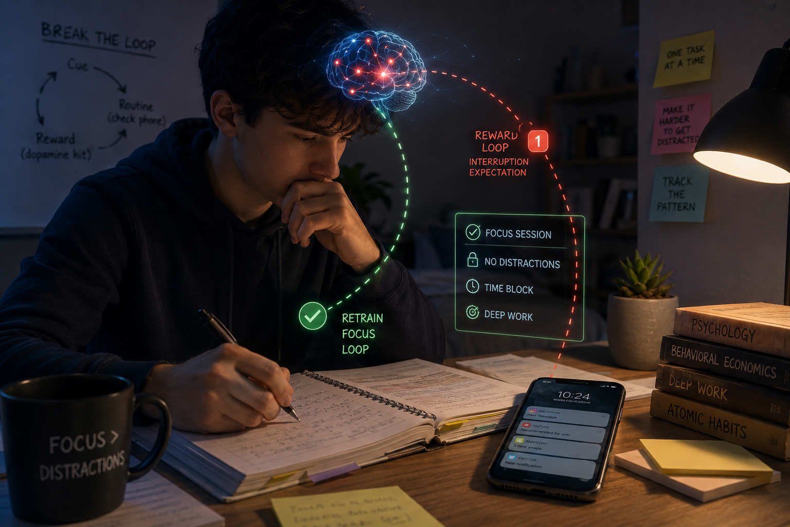Why You Can't Focus: The Real Reason Phones Kill Deep Work